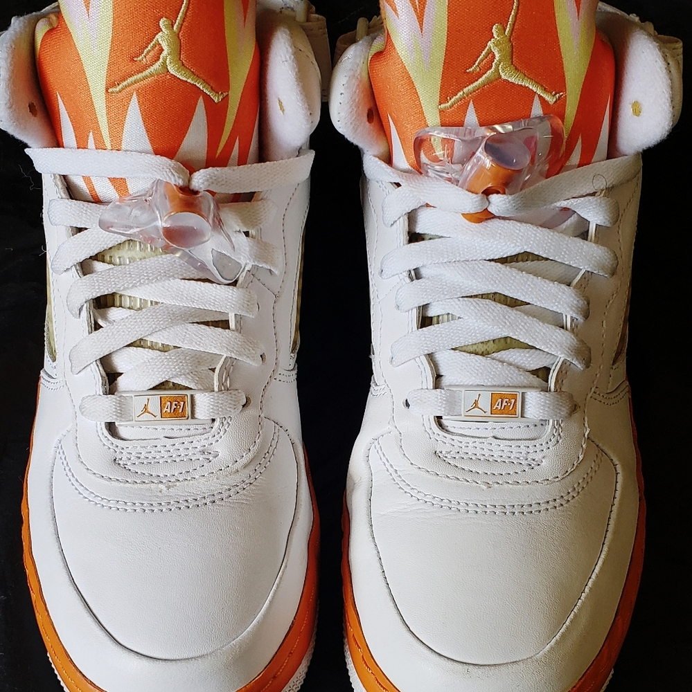 Jordan 5 fusion Carrot Lemon